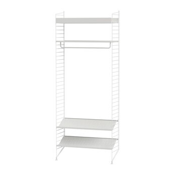 String - Garderobe mit Schuhablage 200x80cm