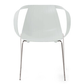 Moroso - Chaise de jardin avec accoudoirs Impossible Wood