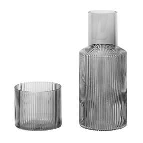 Ferm Living - Ripple Carafe-Set S