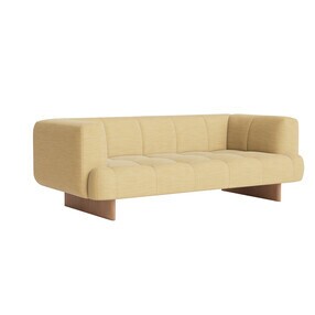 HAY - Quilton Lift 2 Seater Sofa Oak Base