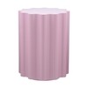 Kartell - Colonna - Pouf/Table d'appoint H:46cm - rose/H 46cm/ Ø 34,5cm