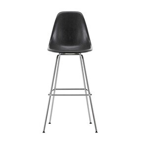 Vitra - Eames Fiberglass Barstuhl hoch verchromt