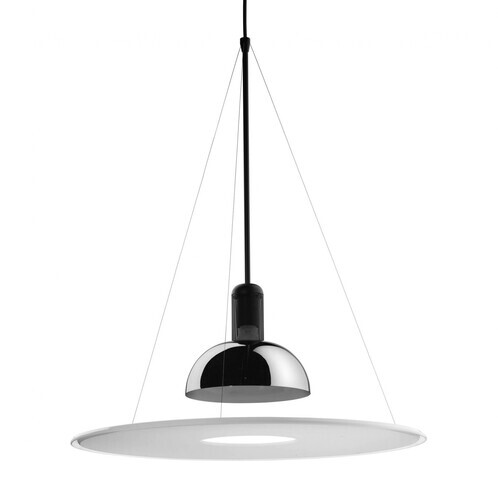 Flos - Frisbi - noir/verre/métal