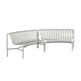 HAY - Palissade dining park bench in/in set van 2