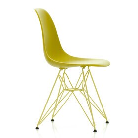 Vitra - Eames Plastic Side Chair DSR RE Gestell zitrone