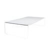 la palma - Toe' 128 - Bijzettafel - wit/HPL wit/onderstel wit gelakt/128x60x30cm
