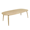 Gubi - Gubi Dining Table - Table elliptique - chêne/LxPxH 230x120x72,3cm/structure/plateau de table chêne