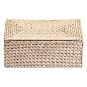 Decor Walther - Basket UTBMD Rattan-Behälter mit Deckel