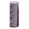 Kartell - Componibili 4 - Container - paars/mat/H 77cm/ Ø 32cm/Nieuwe kleur!