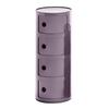 Kartell - Componibili 4 Container - lavender/matt/H 77cm/ Ø 32cm/New color!