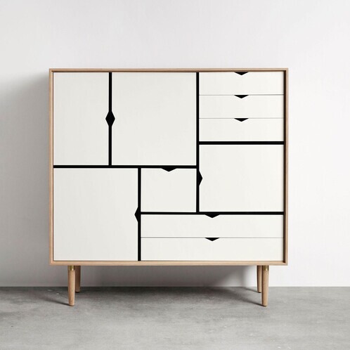 Andersen Furniture - Andersen Furniture S3 Kommode Fronten weiß