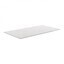 Kristalia - Sushi Pure White Ersatz-Ausziehplatte - pure white weiß/Laminat/L x B 33 x 100 cm