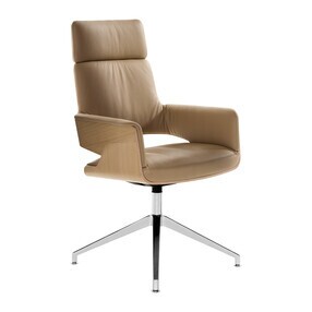 Thonet - S 847 PVDE Konferenzstuhl drehbar