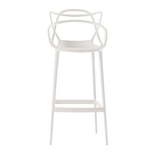 Kartell - Masters Barhocker 109cm - weiß/matt