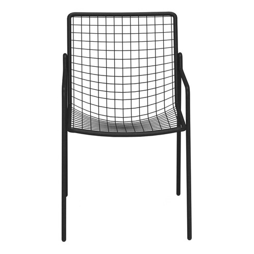 RIO R50 Stuhl aus Stahl mit Armlehnen By emu