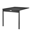 String - String System Klapptisch - schwarz/schwarz/BxHxT 78x66x30cm