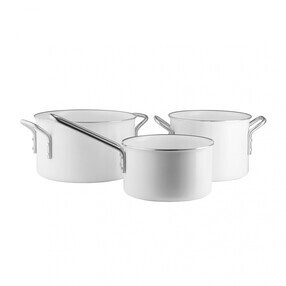 Eva Solo - White Line Cooking Pot Set of 3