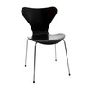 Fritz Hansen - Série 7 - Chaise laquée 46cm - noir/piètement métal chromé/laqué/PxHxP 50x82x52cm