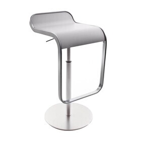 Lapalma - LEM S79 Barhocker Sitzfläche Edelstahl 63-75cm