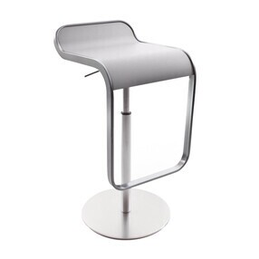 Lapalma - LEM S79 Barhocker Sitzfläche Edelstahl 63-75cm