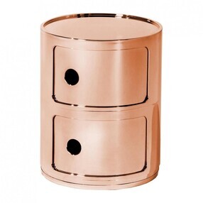 Kartell - Componibili 2 Metallic Container