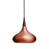 Lightyears - Orient P1 - Suspension - cuivre/bois de rose/poli et vernis clair/câble noir/H 24.5cm/Ø 22.5cm