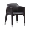 Plank - MON AMI Armchair - black/leather