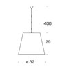 Fontana Arte - Amax - Suspension - dessin au trait