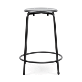 Wilde + Spieth - Tabouret de bar H 66cm cadre noir SB 38
