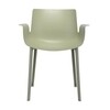 Kartell - Piuma - Fauteuil  - grijs-groene kleur/frame grijs-groene kleur