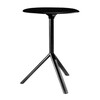 Plank - Miura Side Table - noir / Ø60cm/mat/table pliante