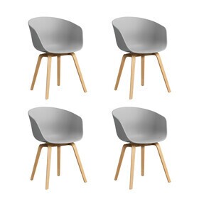 HAY - About a Chair AAC 22 2.0 Armchair Lacquered Oak Set of 4