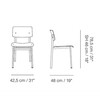Muuto - Loft Chair - Chaise - dessin au trait