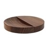 Schönbuch - Split Bowl Schale - Nussbaum natur geölt/H 3.6cm/Ø 25.5cm/handgefertigt