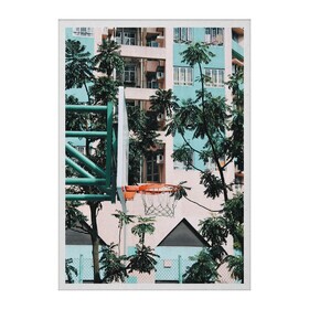 Paper Collective - Cities of Basketball 01 Hong Kong Art Print