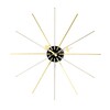 Vitra - Star Clock Nelson - Horloge murale - chrome/laiton/Ø61cm