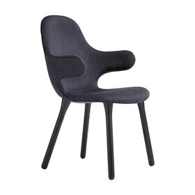 &Tradition - Chaise cadre noir Catch JH1