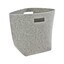 Hey-Sign - Hey-Sign Filz Papierkorb M - hellgrau/39x25x36cm