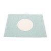 pappelina - Vera Small One - Tapis pour l'Extérieur 70x90cm - turquoise clair/vanille/réversible/tissé/bord soudé/pour usages indoor & outdoor