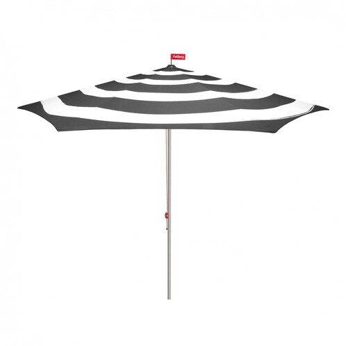 Fatboy - Fatboy Stripesol Parasol - anthracite/white/Ø350cm / H 265cm/delivery without parasol stand