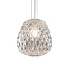 Fontana Arte - Pinecone - Pendellamp - transparant/H:50.5cm x Ø50cm/met in hoogte verstelbare kabel