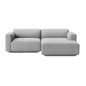 &Tradition - Develius 2-Seater Sofa Chaise Longue Right