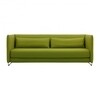 Softline - Metro - Canapé-lit - lime/étoffe felt 855/PxHxP 219x78x92cm/pieds chrome