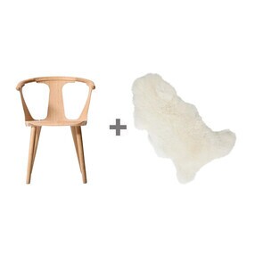 &Tradition - SK1 chaise + peau Set promo In Between Chair
