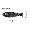 Vitra - Mother Fish and Child Wooden Dolls - line drawing