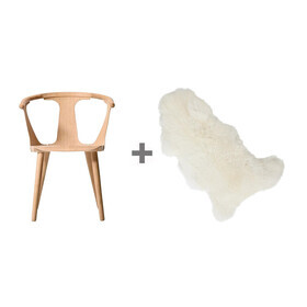 &Tradition - Promotion Set In Between Chair SK1 + Fur