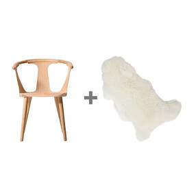 &Tradition - Aktionsset In Between Chair SK1 Stuhl + Fell