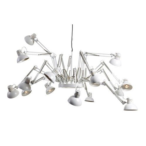 Moooi - Dear Ingo Suspension Lamp - white/Ø 80-240cm