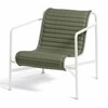 HAY Palissade grüner gesteppter Lounge-Sessel aus Metall für modernes Outdoor-Design, robust und stilvoll. - Palissade Steppkissen 117x49,5cm