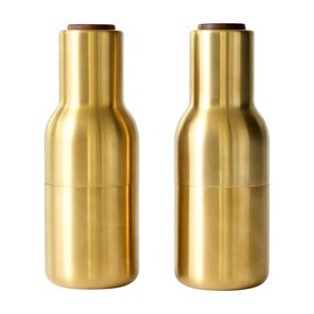 Audo - Bottle Grinder molen set van 2 messing